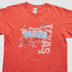 Texas Rangers 2011 T-Shirt - Orange - M by Fanatics Real Vintage T-shirts