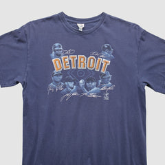 Detroit Tigers 2000s T-Shirt - Navy - M by Fanatics Real Vintage T-shirts