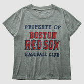 Boston Red Sox 80s T-Shirt - Heather Gray - XXS by Fanatics Real Vintage T-shirts
