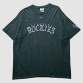 Colorado Rockies Nike 2004 T-Shirt - Blue - 2XL by Fanatics Real Vintage T-shirts
