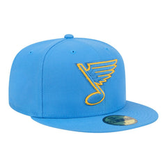 NHL St. Louis Blues New Era Core 59FIFTY Fitted Hat - Light Blue