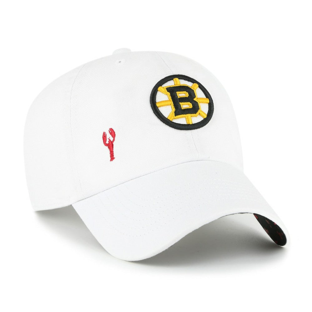 NHL Boston Bruins '47 Women's Confetti Clean Up Adjustable Hat - White