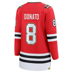 NHL Ryan Donato Chicago Blackhawks Fanatics Women's Centennial Breakaway Player Jersey - Red