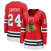 NHL Sam Lafferty Chicago Blackhawks Fanatics Women's Centennial Breakaway Player Jersey - Red