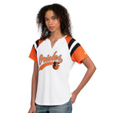 Baltimore Orioles Starter Women's Game On Notch Neck T-Shirt - White T-shirts