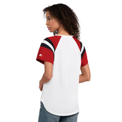 Cincinnati Reds Starter Women's Game On Notch Neck T-Shirt - White T-shirts
