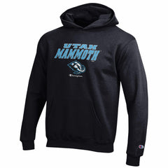 NHL Utah Mammoth Champion Youth Eco Powerblend Hoodie - Black