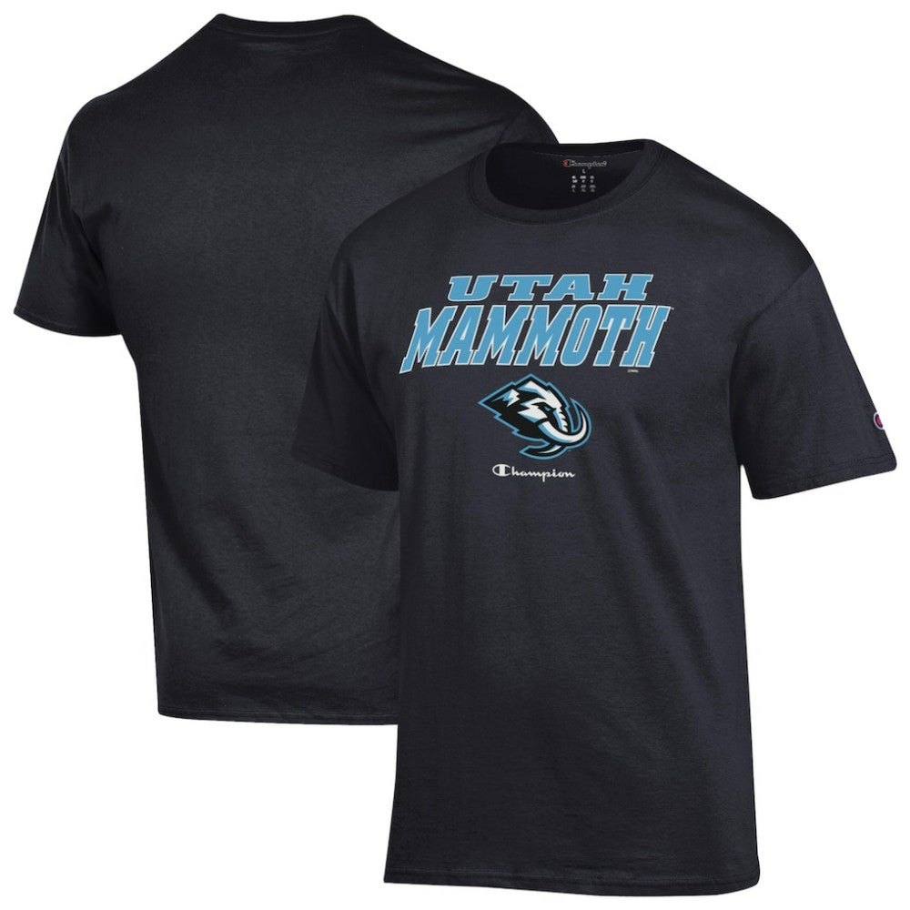 NHL Utah Mammoth Champion Jersey T-Shirt - Black