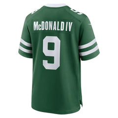 NFL Will McDonald IV New York Jets Team Game Jersey - Legacy Green