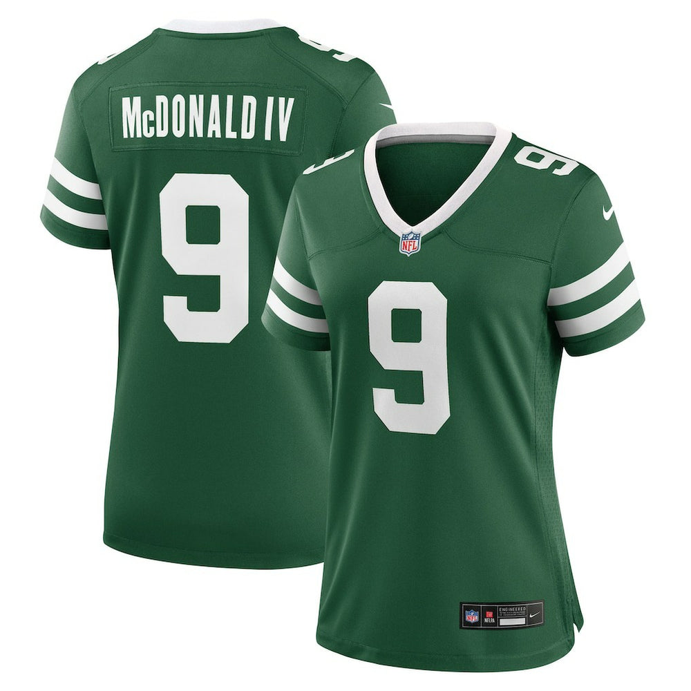 NFL Will McDonald IV New York Jets Women's Team Game Jersey - Legacy Green