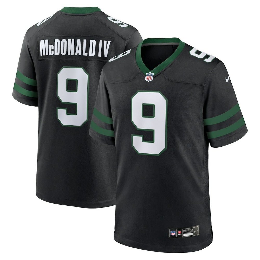 NFL Will McDonald IV New York Jets Alternate Game Jersey - Legacy Black