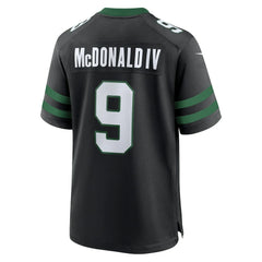 NFL Will McDonald IV New York Jets Alternate Game Jersey - Legacy Black