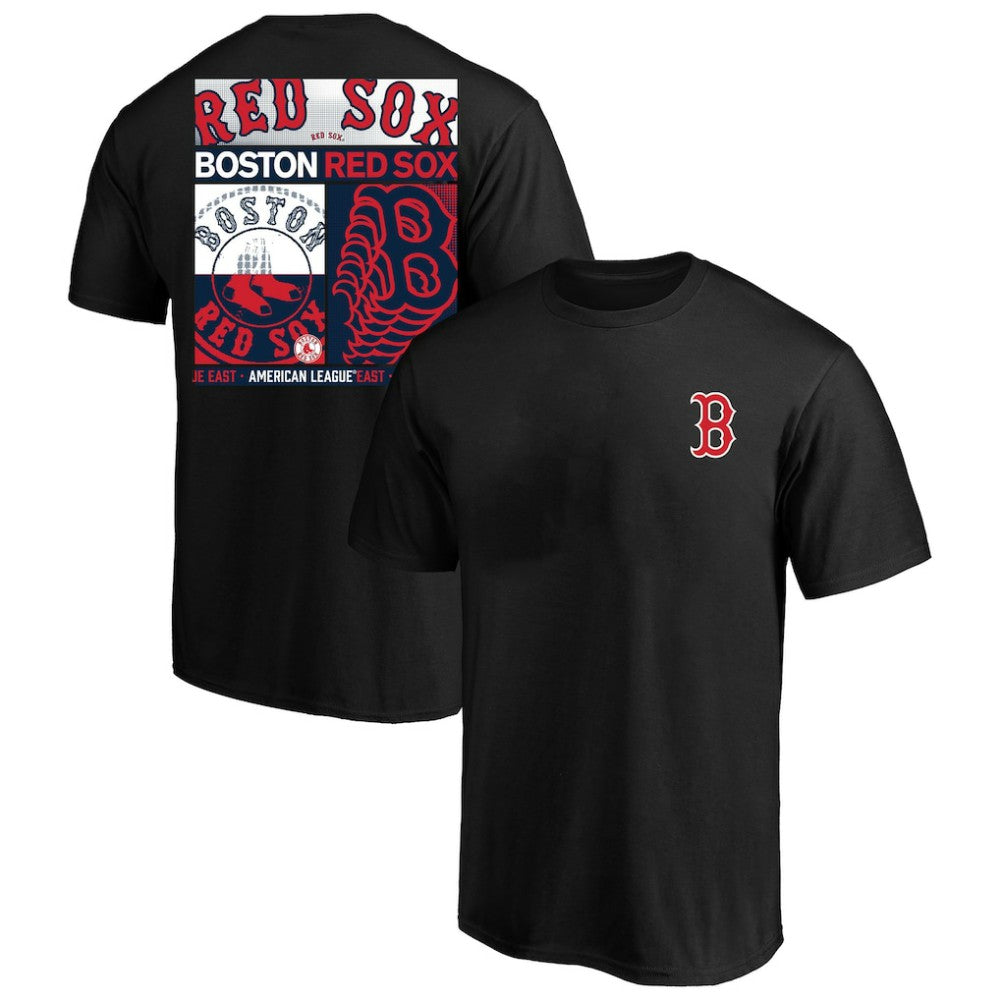 Boston Red Sox Profile Big & Tall Two-Sided Graphic T-Shirt - Black T-shirts