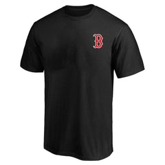 Boston Red Sox Profile Big & Tall Two-Sided Graphic T-Shirt - Black T-shirts