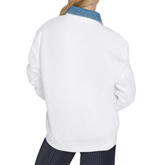 NHL Utah Mammoth Starter Women's Arch Stripe Fleece Sweatshirt - White
