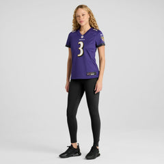 NFL Chidobe Awuzie Baltimore Ravens Women's Team Game Jersey - Purple