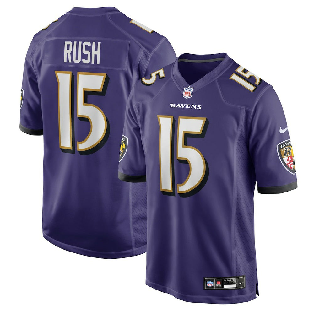 NFL Cooper Rush Baltimore Ravens Team Game Jersey - Purple