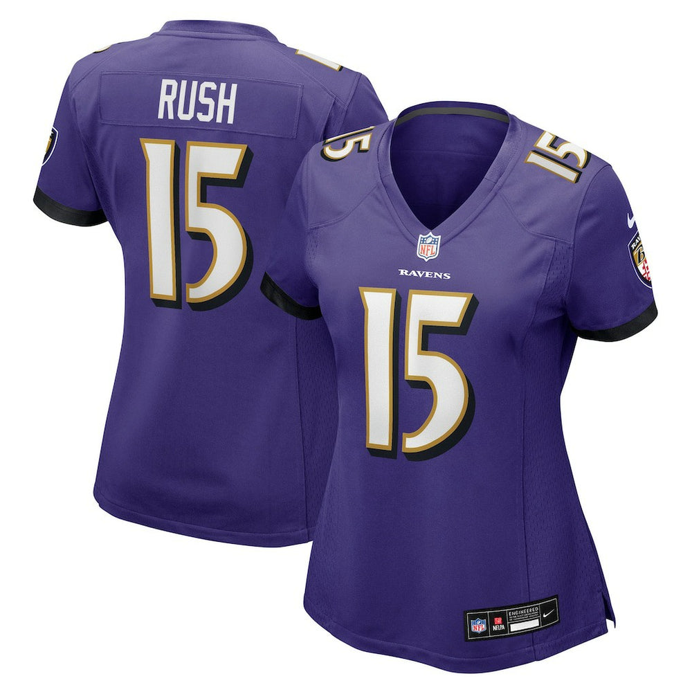 NFL Cooper Rush Baltimore Ravens Women's Team Game Jersey - Purple