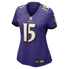 NFL Cooper Rush Baltimore Ravens Women's Team Game Jersey - Purple