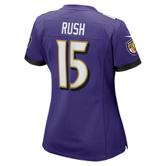 NFL Cooper Rush Baltimore Ravens Women's Team Game Jersey - Purple
