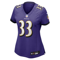 NFL Tyler Loop Baltimore Ravens Women's Team Game Jersey - Purple