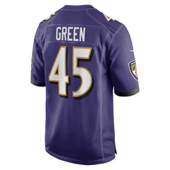 NFL Mike Green Baltimore Ravens Team Game Jersey - Purple
