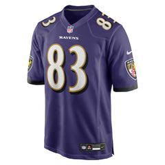 NFL LaJohntay Wester Baltimore Ravens Team Game Jersey - Purple
