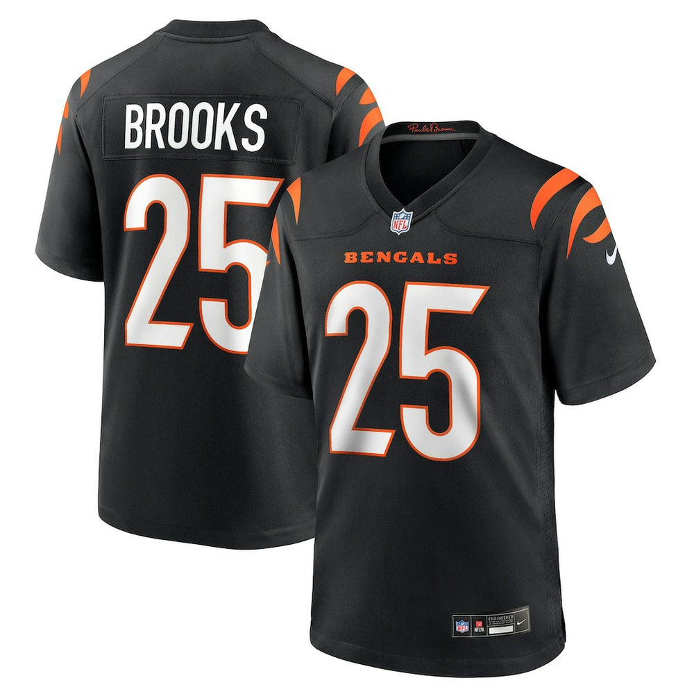 NFL Tahj Brooks Cincinnati Bengals Team Game Jersey - Black