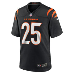 NFL Tahj Brooks Cincinnati Bengals Team Game Jersey - Black