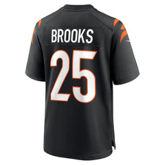 NFL Tahj Brooks Cincinnati Bengals Team Game Jersey - Black