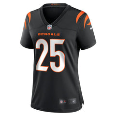 NFL Tahj Brooks Cincinnati Bengals Women's Team Game Jersey - Black