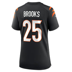 NFL Tahj Brooks Cincinnati Bengals Women's Team Game Jersey - Black
