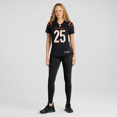 NFL Tahj Brooks Cincinnati Bengals Women's Team Game Jersey - Black