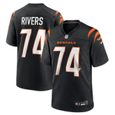 NFL Jalen Rivers Cincinnati Bengals Team Game Jersey - Black