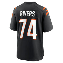 NFL Jalen Rivers Cincinnati Bengals Team Game Jersey - Black