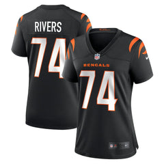 NFL Jalen Rivers Cincinnati Bengals Women's Team Game Jersey - Black