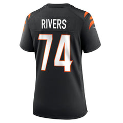 NFL Jalen Rivers Cincinnati Bengals Women's Team Game Jersey - Black
