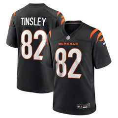NFL Mitchell Tinsley Cincinnati Bengals Team Game Jersey - Black