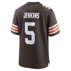 Rayshawn Jenkins Cleveland Browns Team Game Jersey Brown