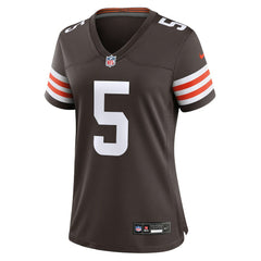 NFL Rayshawn Jenkins Cleveland Browns Women's Team Game Jersey - Brown