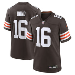 NFL Isaiah Bond Cleveland Browns Team Game Jersey - Brown