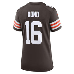 NFL Isaiah Bond Cleveland Browns Women's Team Game Jersey - Brown