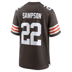 NFL Dylan Sampson Cleveland Browns Team Game Jersey - Brown