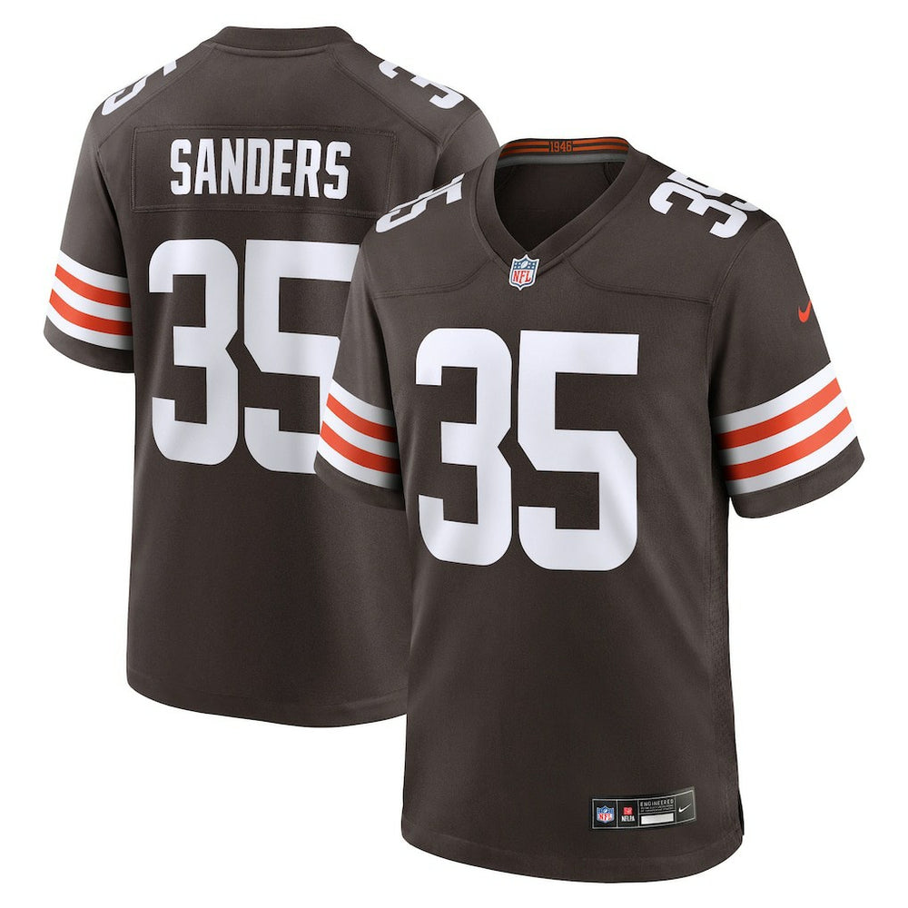 NFL Raheim Sanders Cleveland Browns Team Game Jersey - Brown