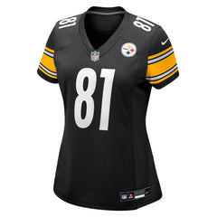 NFL Jonnu Smith Pittsburgh Steelers Women's Team Game Jersey - Black