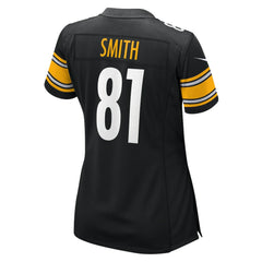 NFL Jonnu Smith Pittsburgh Steelers Women's Team Game Jersey - Black