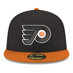 NHL Philadelphia Flyers New Era Core Logo Two-Tone 59FIFTY Fitted Hat - Black