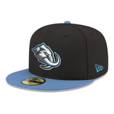 NHL Utah Mammoth New Era Core Logo Two-Tone 59FIFTY Fitted Hat - Black