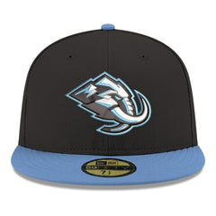 NHL Utah Mammoth New Era Core Logo Two-Tone 59FIFTY Fitted Hat - Black