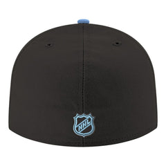 NHL Utah Mammoth New Era Core Logo Two-Tone 59FIFTY Fitted Hat - Black